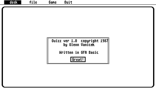 Quizz — screenshot 1